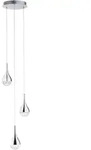 Brilliant Led-H&auml;ngeleuchte Frizzante, Chrom, Metall, Glas, F, 26x143.5x26 cm, CE,