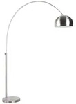 Housecraft Living Stehlampe, Silber, Metall, 170x205x39 cm, Lampen & Leuchten,