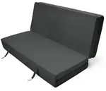 Beautissu Klappmatratze, Dunkelgrau, Textil, 120x7x195 cm, Schlafzimmer, Matratzen