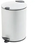 Kela Kosmetikeimer Mats, Wei&szlig;, Kunststoff, 3 L, 23 cm, Badaccessoires,