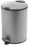 Kela Kosmetikeimer Mats, Hellgrau, Kunststoff, 3 L, 23 cm, Badaccessoires,