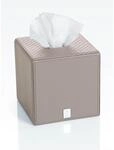 Joop! Papierspender Bathline, Grau, Beige, Kunststoff, eckig, 13.3x13.3x13.3 cm,