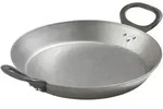 R&ouml;sle Servierpfanne Eisen 1888, Silber, Metall, rund, Made in Germany,