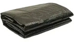 vidaXL Poolabdeckung, Schwarz, Kunststoff, 417x417 cm, Freizeit, Pools und