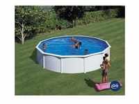 Gre Pool 2023, Weiß, Metall, 550x120x550 cm, Freizeit, Pools und Wasserspaß, Pools