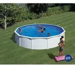 Gre Pool 2023, Wei&szlig;, Metall, 550x120x550 cm, Freizeit, Pools und Wasserspa&szlig;, Pools