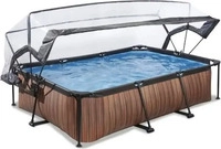 EXIT Toys POOL-SET Braun 200x65x300 cm
