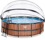 EXIT Toys POOL-SET Braun 122 cm