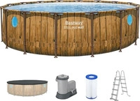Bestway POOL Blau, Braun, Wei&szlig; 122 cm