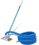 vidaXL Poolreiniger, Blau, Metall, Formgebogen, 20x35 cm, Freizeit, Pools und