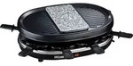 HKoenig Raclette-Ger&auml;t, Schwarz, Stein, 27.5x10x36 cm, K&uuml;chenger&auml;te, Tischgrills &
