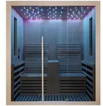 Sanotechnik Infrarotkabine Carbon 2, Natur, 180x195x150 cm, Freizeit, Wellness,