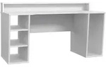 Mid.you Computertisch, Wei&szlig;, Metall, Kunststoff, Holzwerkstoff, rechteckig,