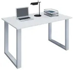 Mid.you Schreibtisch, Wei&szlig;, Holzwerkstoff, rechteckig, U-Form, 80x76x140 cm, in