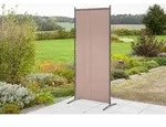 Gardenson Sichtschutz, Silber, Taupe, Metall, Textil, 80x188x50 cm, Sonnen- &