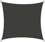 Siena Garden Sonnensegel, Grau, Metall, Textil, 360x360x360 cm, UV 50+ beschichtet,