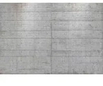 Komar Fototapete Concrete Blocks, Grau, Papier, Betonoptik, 368x254 cm, Fsc, Made in