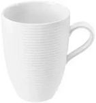 Seltmann Weiden Kaffeebecher Beat uni, Wei&szlig;, Keramik, 0.35 L,350 ml, 8.2x10.8x11 cm,