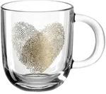 Leonardo Tasse, Klar, Gold, Glas, 400 ml, 14x15x8.7 cm, hitzebest&auml;ndig, Kaffee &