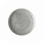 Rosenthal Fr&uuml;hst&uuml;cksteller Mesh, Grau, Keramik, rund, DIN EN ISO 14001, DIN EN ISO