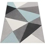 Paco Home Kurzflorteppich, T&uuml;rkis, Textil, Rechteckig, 80x150 cm, strapazierf&auml;hig,