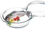 Simax Auflaufform, Transparent, Glas, Rund, Kochen, Auflaufformen