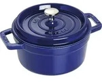 Staub Runder, Dunkelblau, Metall, Kochen, T&ouml;pfe, Kocht&ouml;pfe