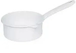 Riess Topf, Wei&szlig;, Metall, Kochen, T&ouml;pfe, Kocht&ouml;pfe