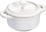 Staub Topf, Wei&szlig;, Metall, Kochen, T&ouml;pfe, Schmort&ouml;pfe