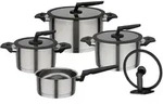 GSW Kochtopfset Apart, Edelstahl, Metall, 4-teilig, 16 cm,20 cm,16 cm, 1.8 L,3.4 L,6