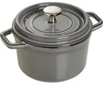 Staub Runder, Grau, Metall, Kochen, T&ouml;pfe, Kocht&ouml;pfe