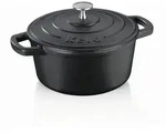 Kela Br&auml;ter Calido, Schwarz, Metall, 2,5 L, 10 cm, Kochen, T&ouml;pfe, Br&auml;ter
