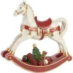 Villeroy & Boch Dekopferd Winter Collage Accessiores, Mehrfarbig, Kunststoff, Pferd,