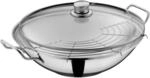 WMF WOK Taiwan, Edelstahl, Metall, rund, 10.14 cm, TransTherm&reg;-Allherdboden,