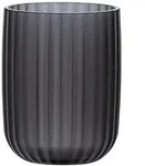 Wenko Zahnputzbecher, Grau, Kunststoff, 7.5x10x7.5 cm, Badaccessoires,