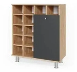 Vicco Badschrank, Anthrazit, Holzwerkstoff, 13 F&auml;cher, 1 Schubladen, Rechteckig,