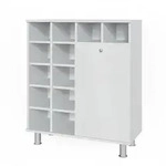 Vicco Badschrank, Wei&szlig;, Holzwerkstoff, 13 F&auml;cher, 1 Schubladen, Rechteckig,