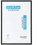 Nielsen Bilderrahmen, Schwarz, Metall, Glas, rechteckig, 21x29.7 cm, Bilder und