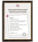 walther design Bilderrahmen, Nussbaum, Kunststoff, 24.5x33.5x1.7 cm, Bilder und