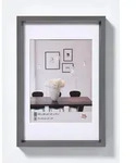 walther design Bilderrahmen, Edelstahl, Kunststoff, 30.96x40.96x2.18 cm, Bilder...