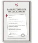 walther design Bilderrahmen, Edelstahl, Kunststoff, 22.1x30.8x1.9 cm, Bilder und