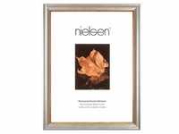 Nielsen Bilderrahmen Derby, Silber, Holz, rechteckig, 50x70 cm, Bilderrahmen,