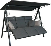 Boxxx HOLLYWOODSCHAUKEL Grau, Hellgrau 210x160x145 cm