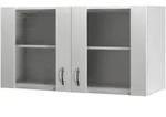 FlexWell K&uuml;chenoberschrank, Wei&szlig;, Holzwerkstoff, 1 F&auml;cher, einzeln stellbar,
