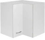FlexWell Eckoberschrank, Wei&szlig;, Holzwerkstoff, 1 F&auml;cher, einzeln stellbar,