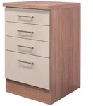 FlexWell Schubkastenunterschrank, Sonoma Eiche, Kaschmir, Holzwerkstoff, 4