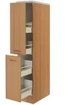 FlexWell Apothekerschrank, Buche, Holzwerkstoff, einzeln stellbar, 30x160.6x60 cm,