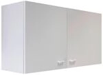 FlexWell K&uuml;chenoberschrank, Wei&szlig;, Holzwerkstoff, 1 F&auml;cher, einzeln stellbar,