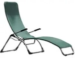 Fiam B&auml;derliege, Gr&uuml;n, Alu, Metall, Textil, 63x107x142 cm, wetterfest,