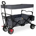 Pinolino Bollerwagen Paxi, Anthrazit, Metall, Textil, 59x67x124 cm, Baby on Tour,